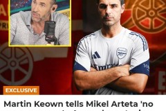 基翁：阿尔特塔别再找借口了 这赛季阿森纳必须要拿冠军